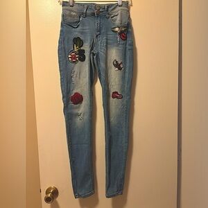 Indigo Rein Patch Jeans